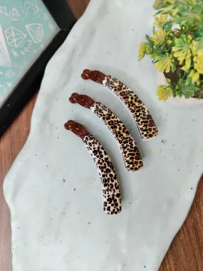 Animal print banana claws