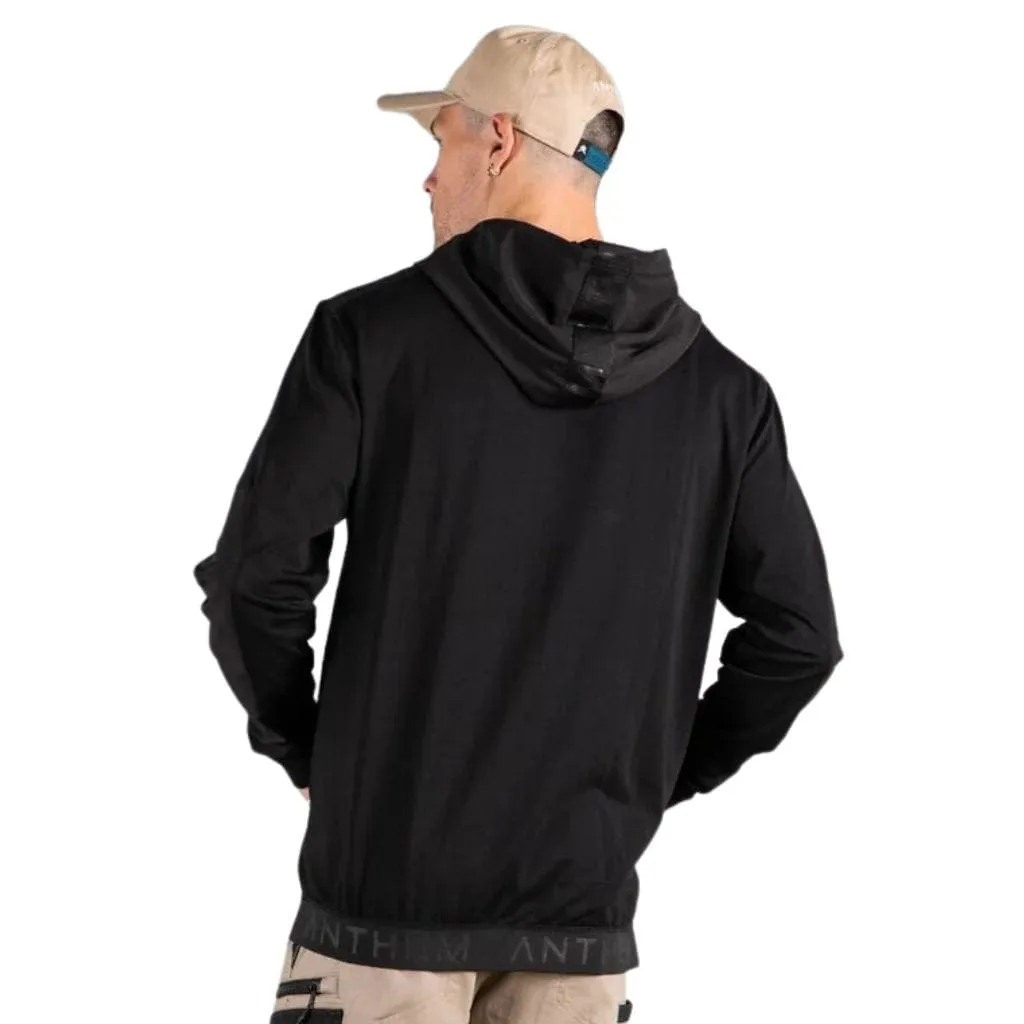ANTHEM TECH HOODED SWEATSHIRT BLACK