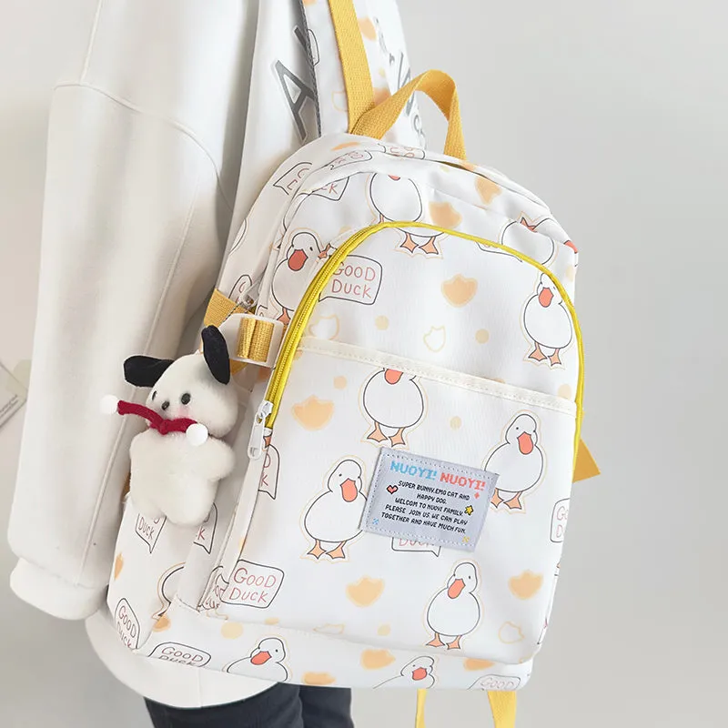 Cartoon Animal Print Backpack