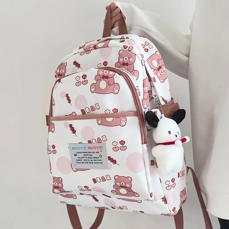 Cartoon Animal Print Backpack