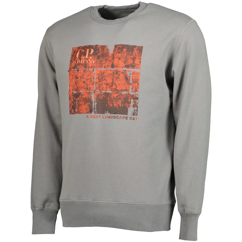 C.P. Crewneck Graphic Print Sweatshirt