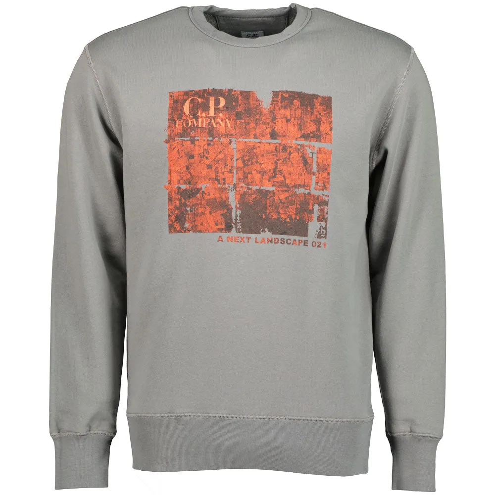 C.P. Crewneck Graphic Print Sweatshirt