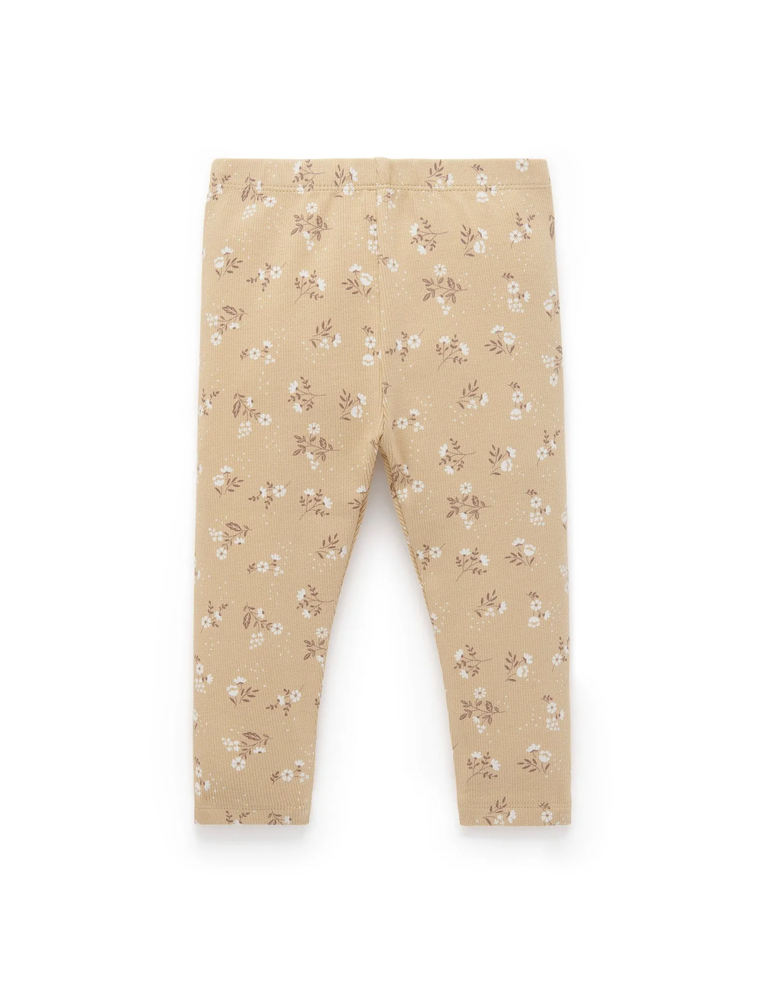 Floral Thick Rib Legging