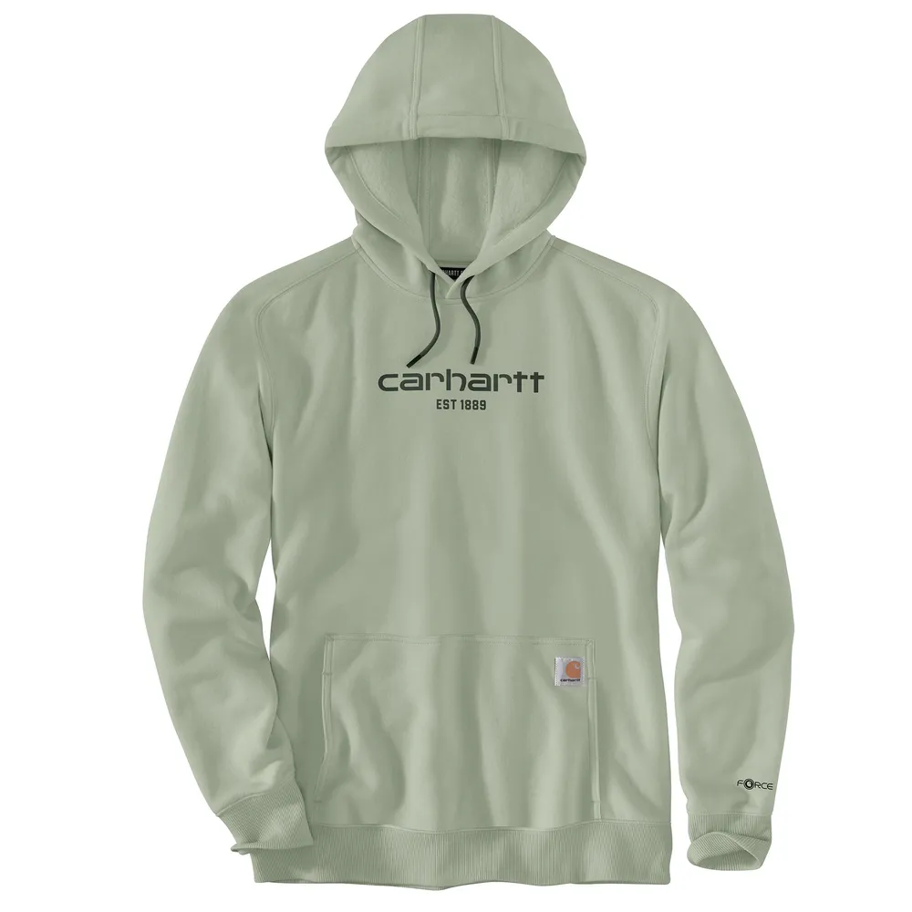Force Relaxed Fit Lightweight Logo Graphic Sweatshirt - GI7-Sage | Carhartt 106655