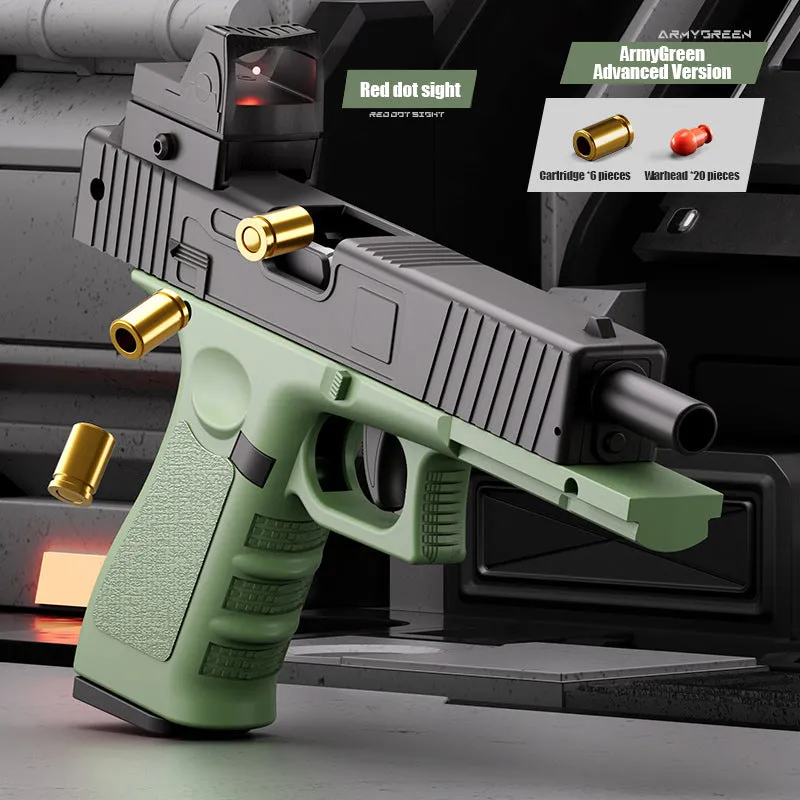 Glock repeating soft bullet pistol