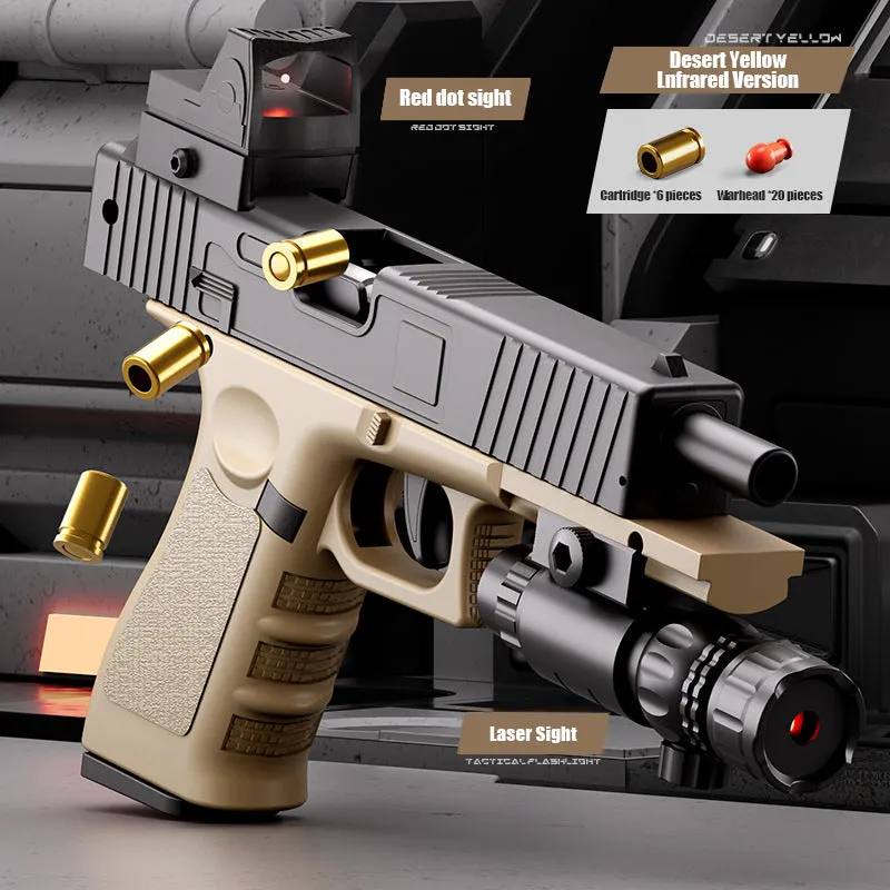 Glock repeating soft bullet pistol