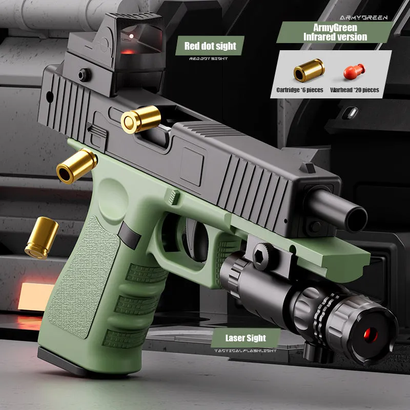 Glock repeating soft bullet pistol