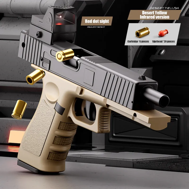 Glock repeating soft bullet pistol