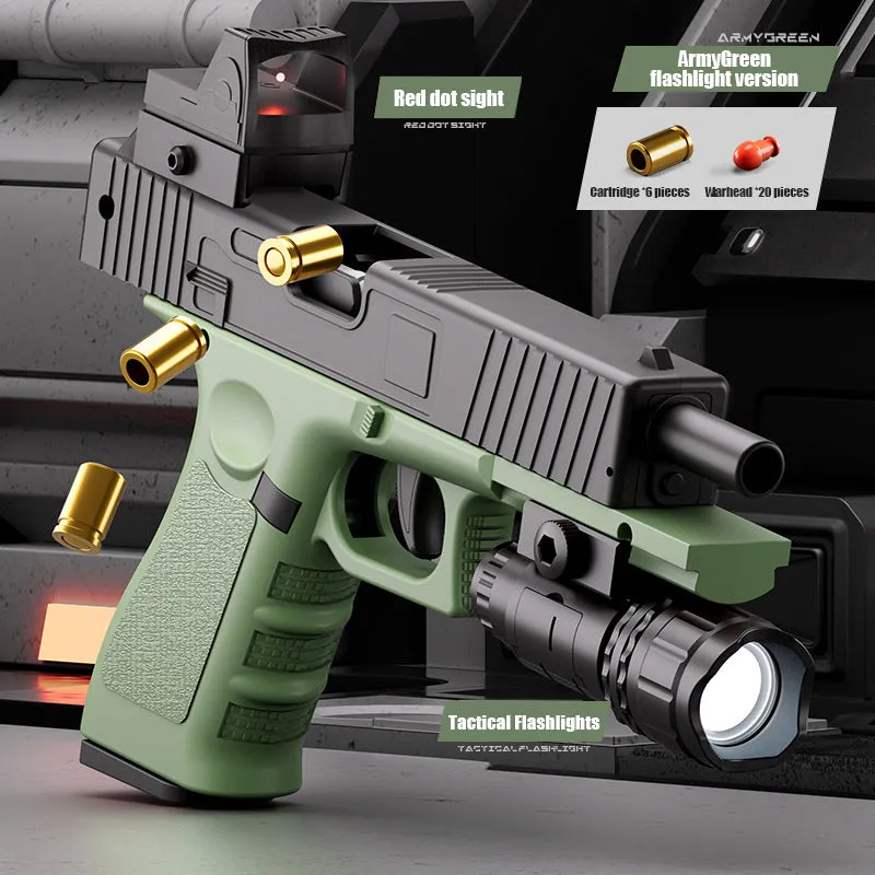 Glock repeating soft bullet pistol