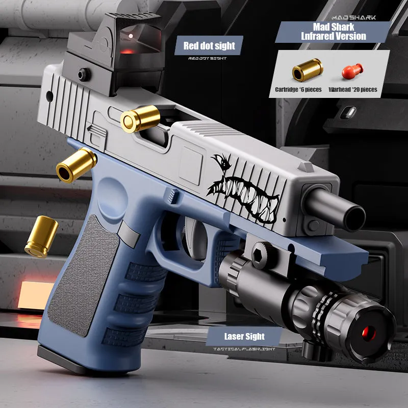 Glock repeating soft bullet pistol