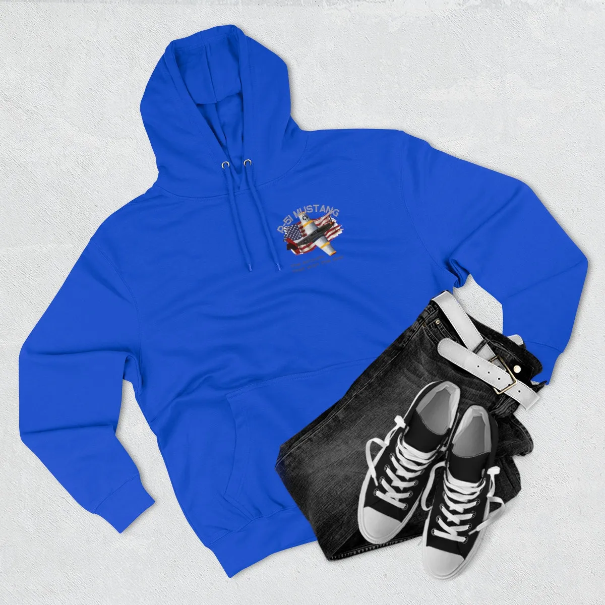 Hoodie ( Air Force P-51 Mustang ) Military Style