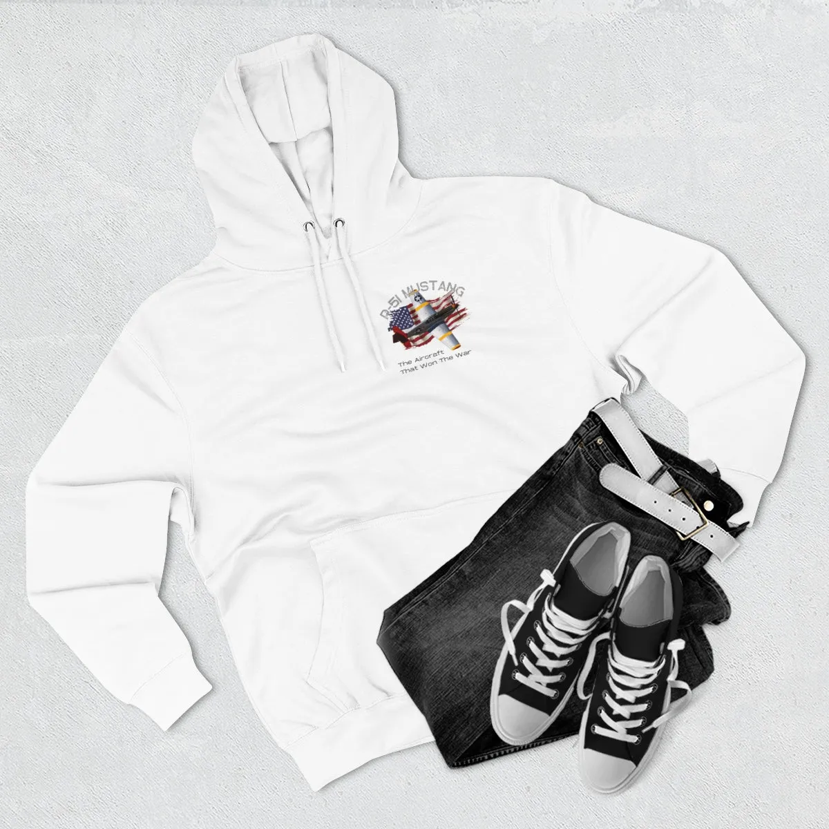 Hoodie ( Air Force P-51 Mustang ) Military Style