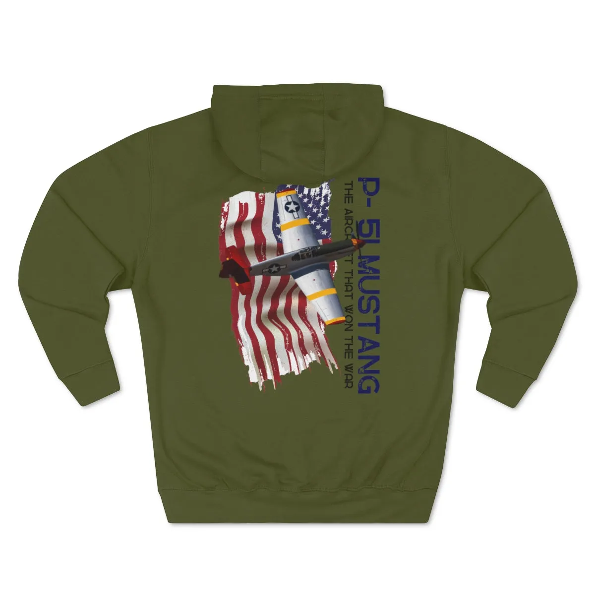 Hoodie ( Air Force P-51 Mustang ) Military Style