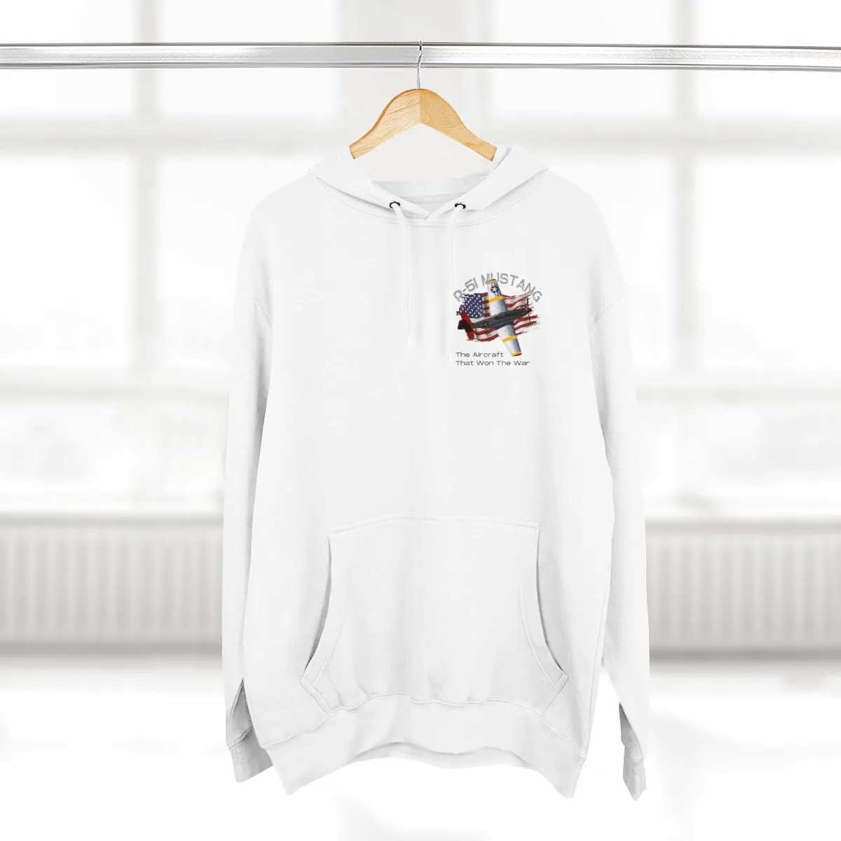 Hoodie ( Air Force P-51 Mustang ) Military Style