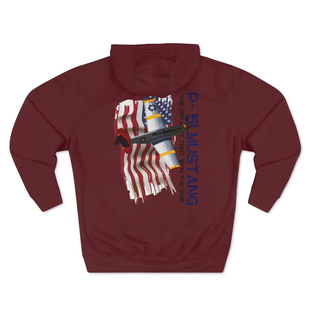 Hoodie ( Air Force P-51 Mustang ) Military Style