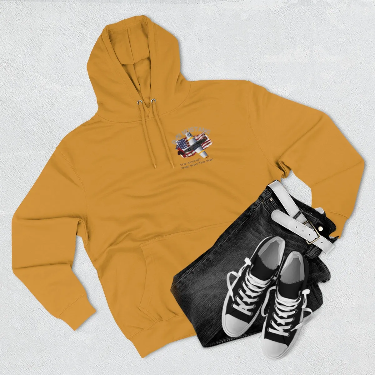 Hoodie ( Air Force P-51 Mustang ) Military Style