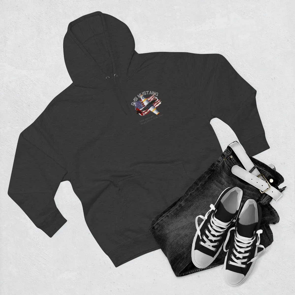 Hoodie ( Air Force P-51 Mustang ) Military Style