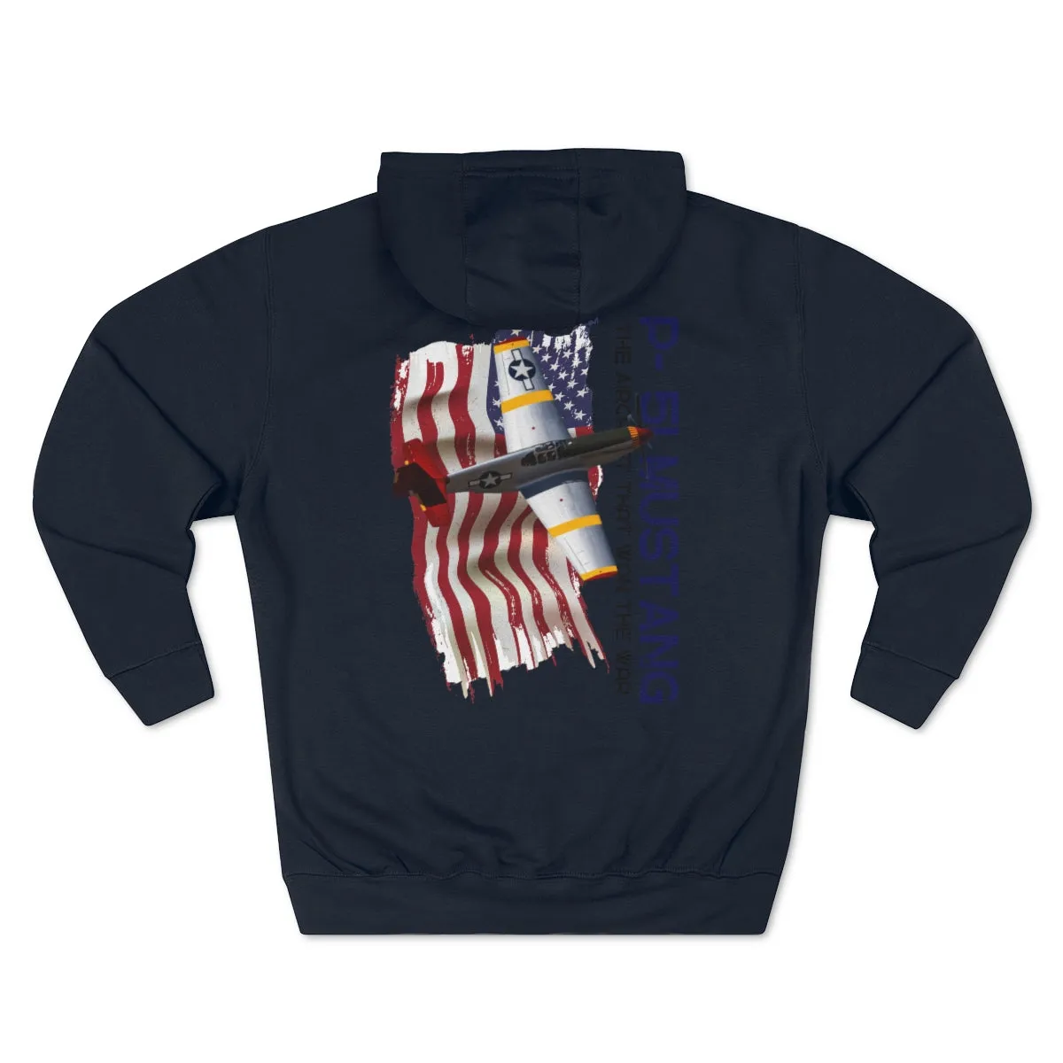 Hoodie ( Air Force P-51 Mustang ) Military Style