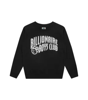 KIDS ARCH LOGO CREWNECK - BLACK