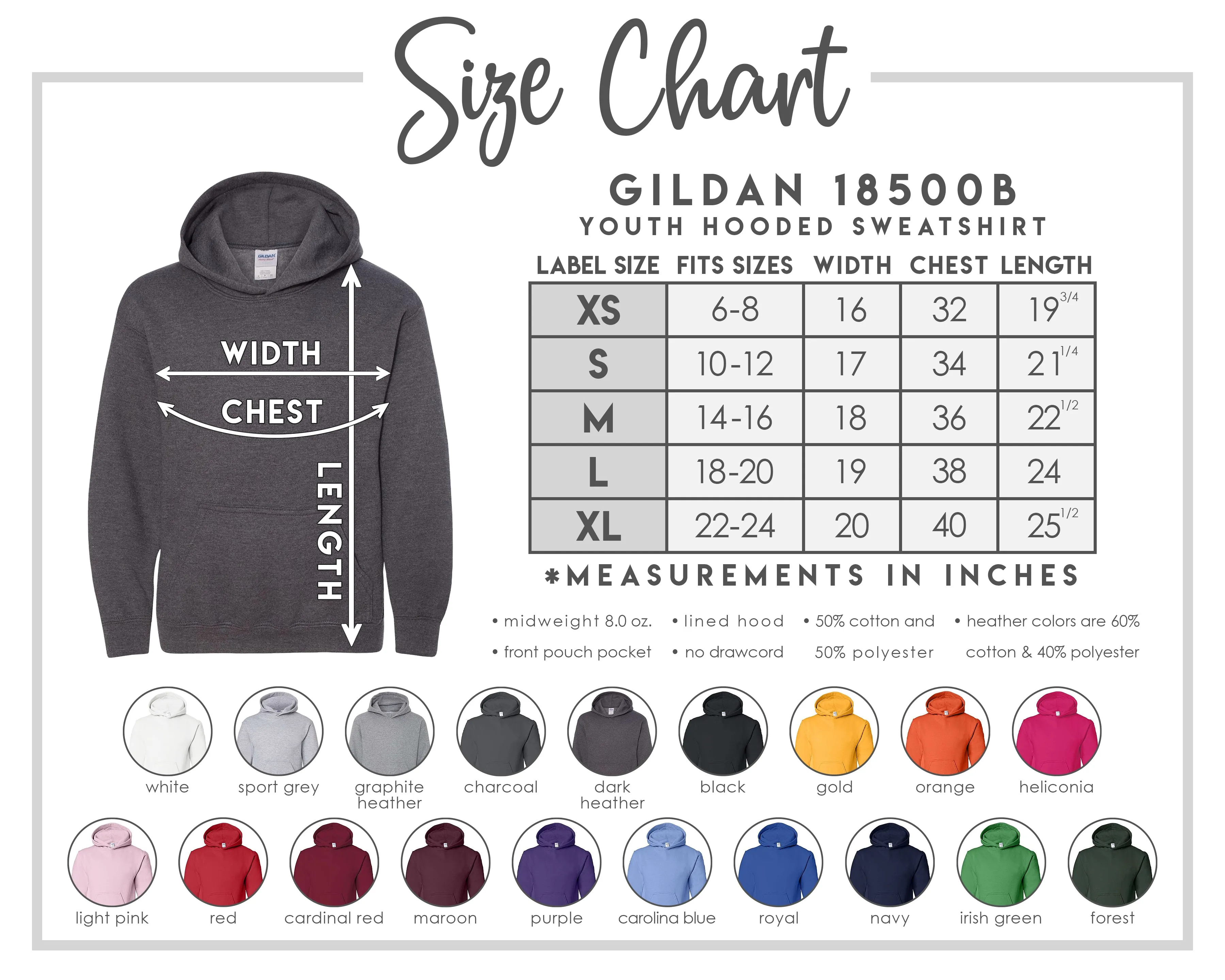Kids Personalized Gymnastics Hooded Sweatshirt