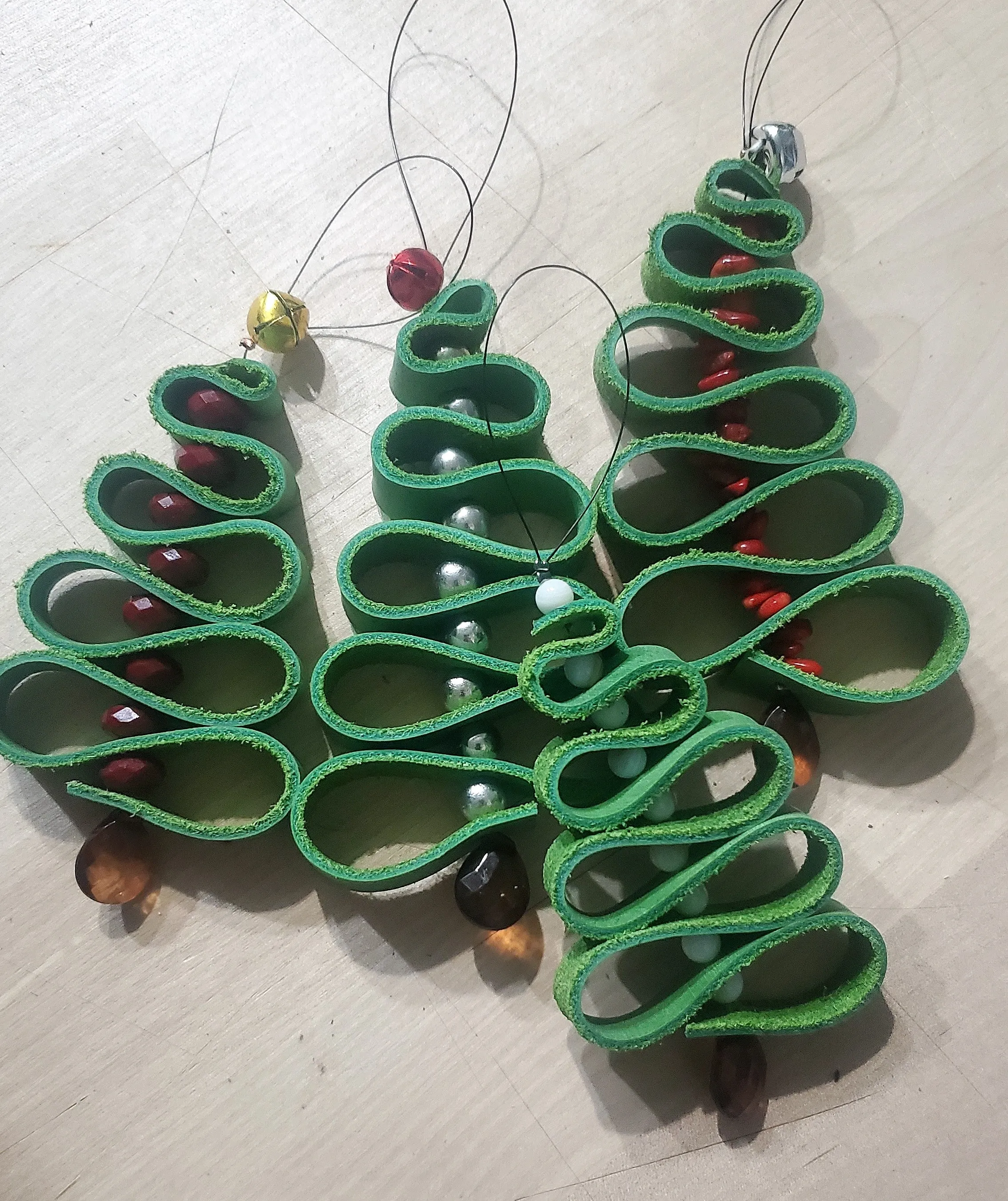 Leather Tree Ornament