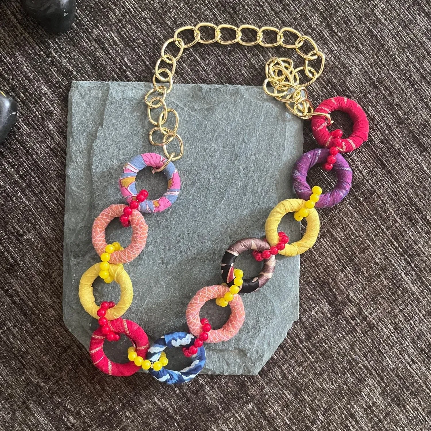 Multi Colour Necklace For Women | Playful | Vibrant | Multi Coloured | Casual