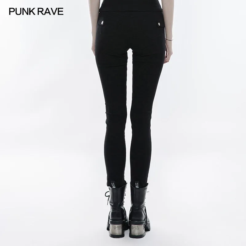 OPK-145 Daily Stretchy Punk Pants Skinny Leggings