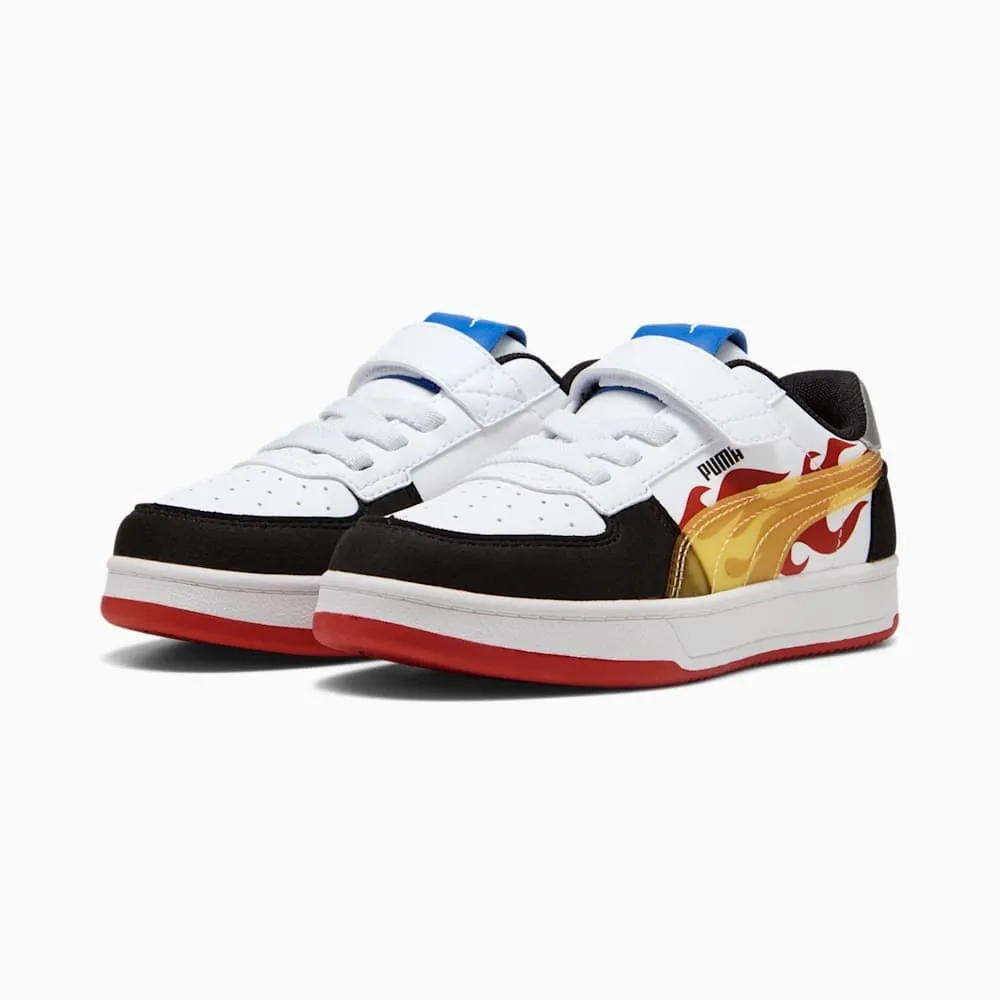PUMA Childrens Caven 2.0 Hot Wheels AC  - Black / Red / White