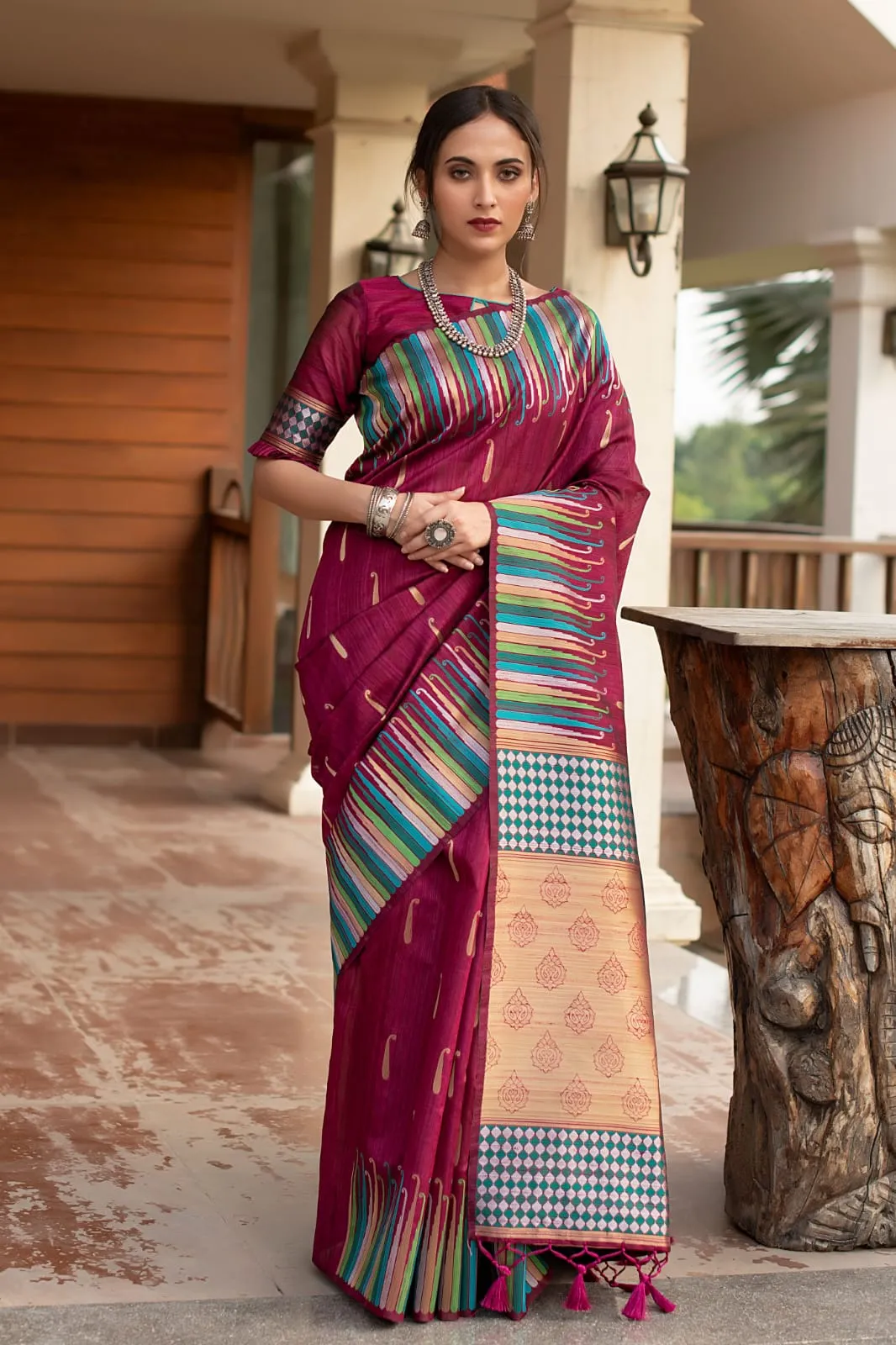 Pure Tussar silk