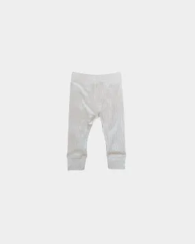 Ribbed Leggings - Creme