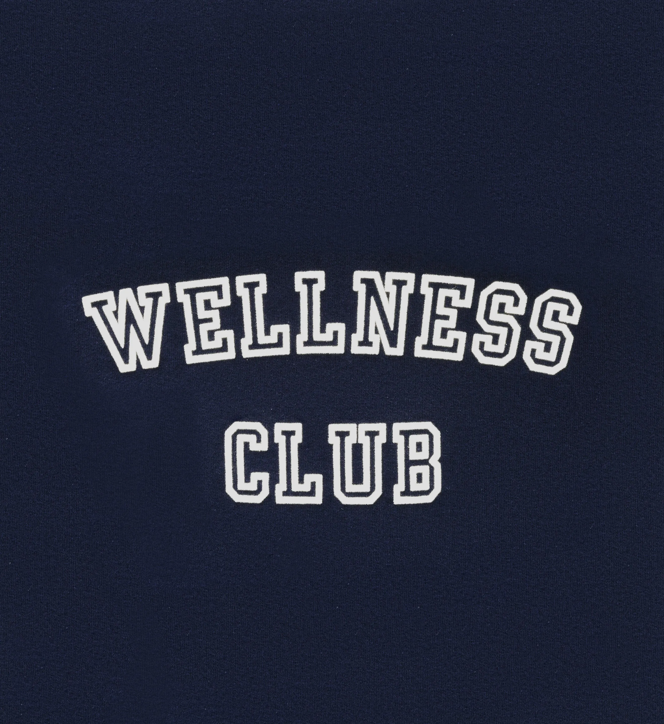 Wellness Club Soft Crewneck - Navy/White