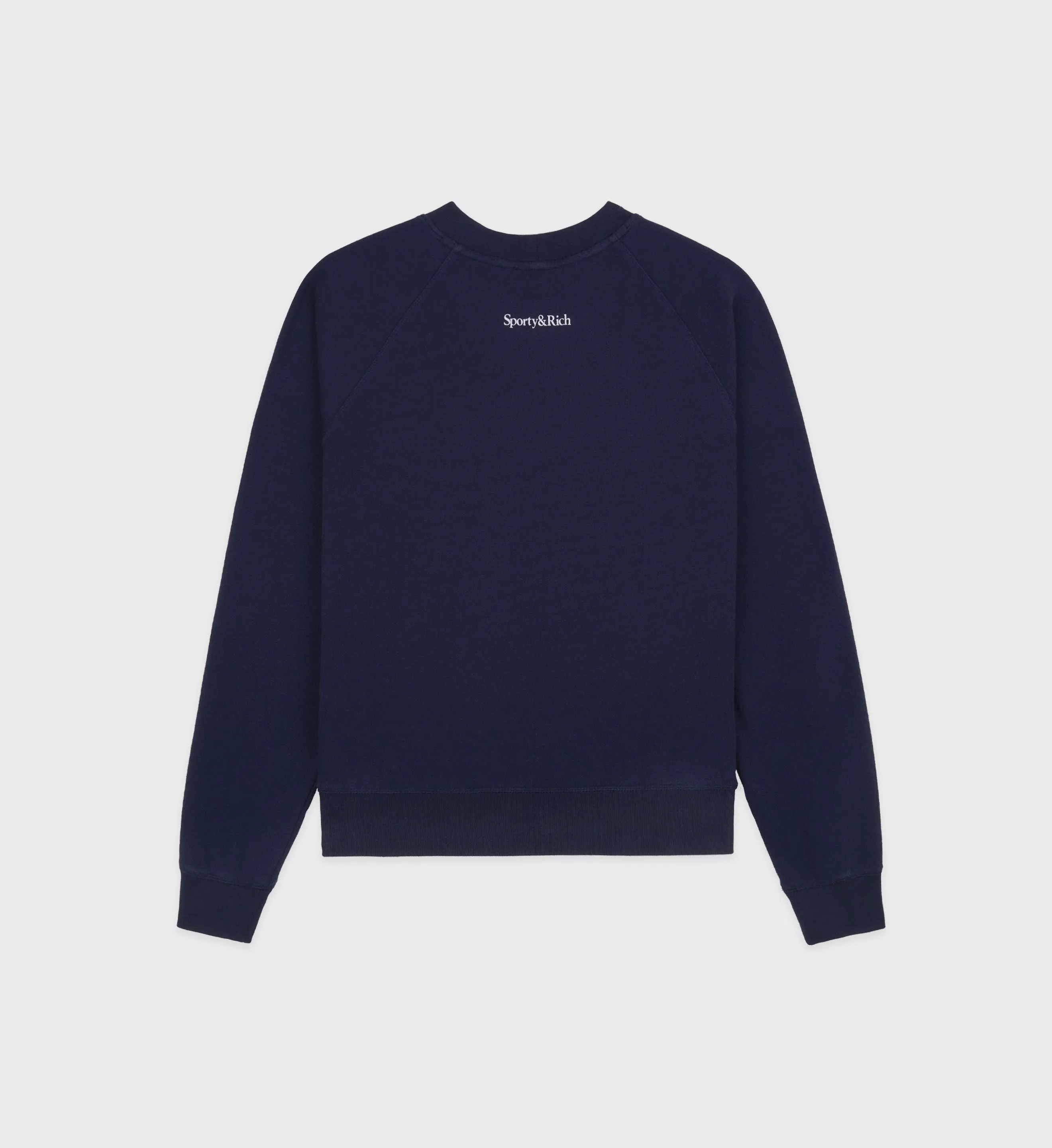 Wellness Club Soft Crewneck - Navy/White